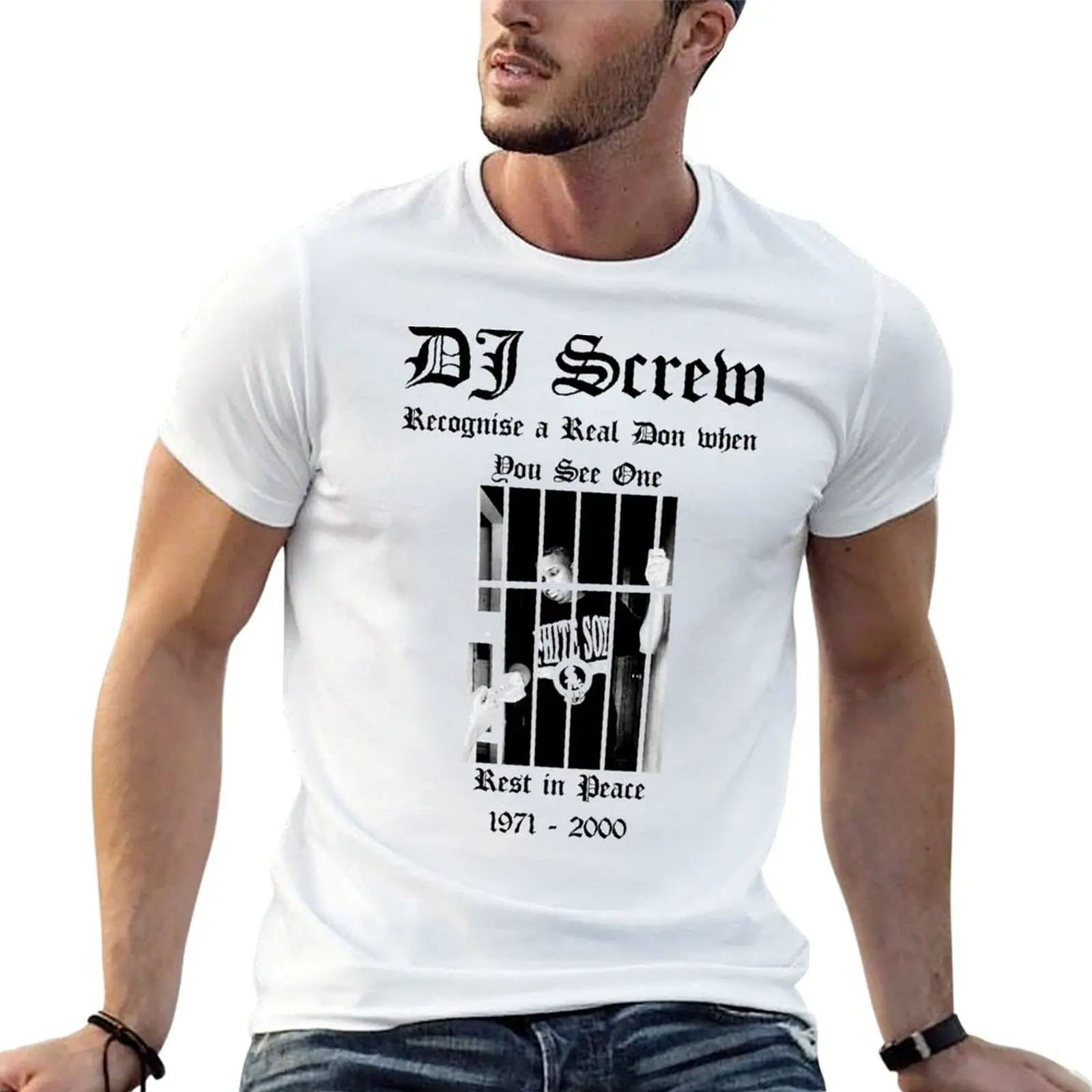 DJ Screw T-Shirt Retro Graphic Print T-Shirt