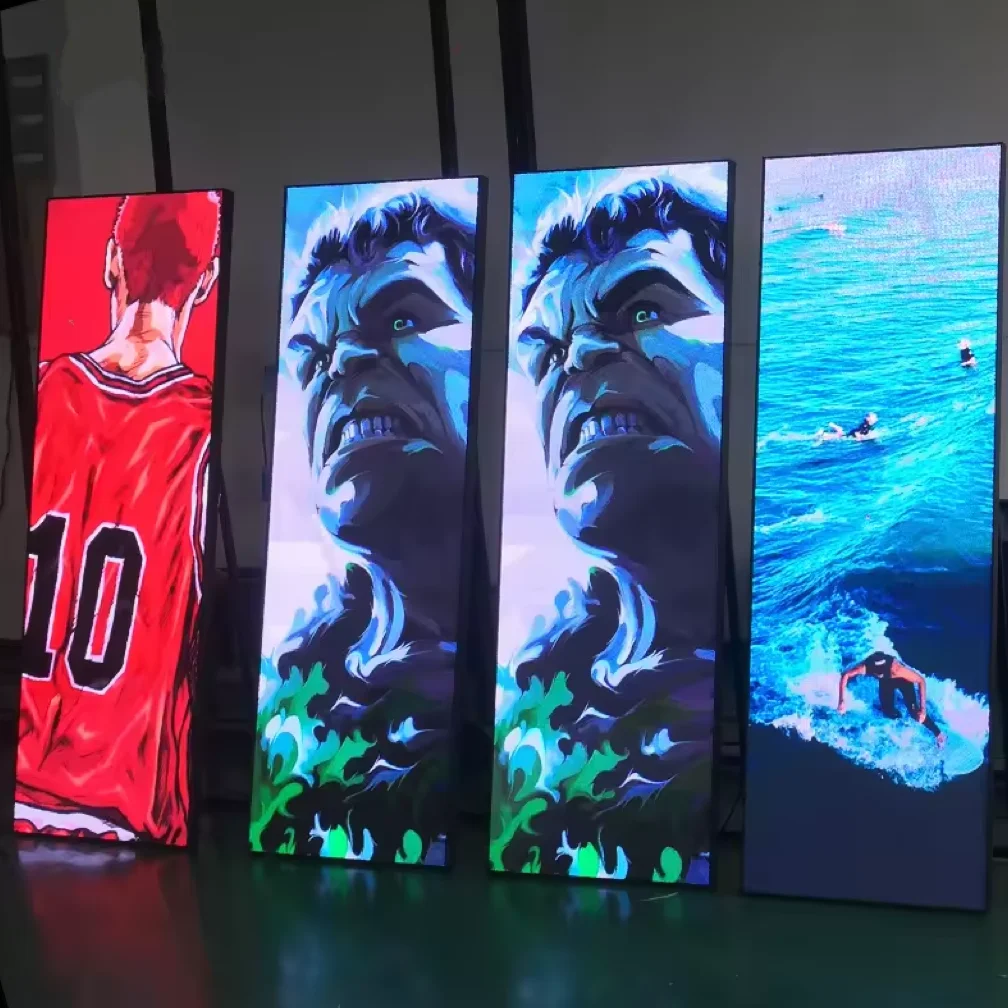 Display Outdoor Advertising Video Wall Digital Transparent Panel Rental Signage Flexible Full Color 7 Led Poster Screen 4K IP54 - view 3