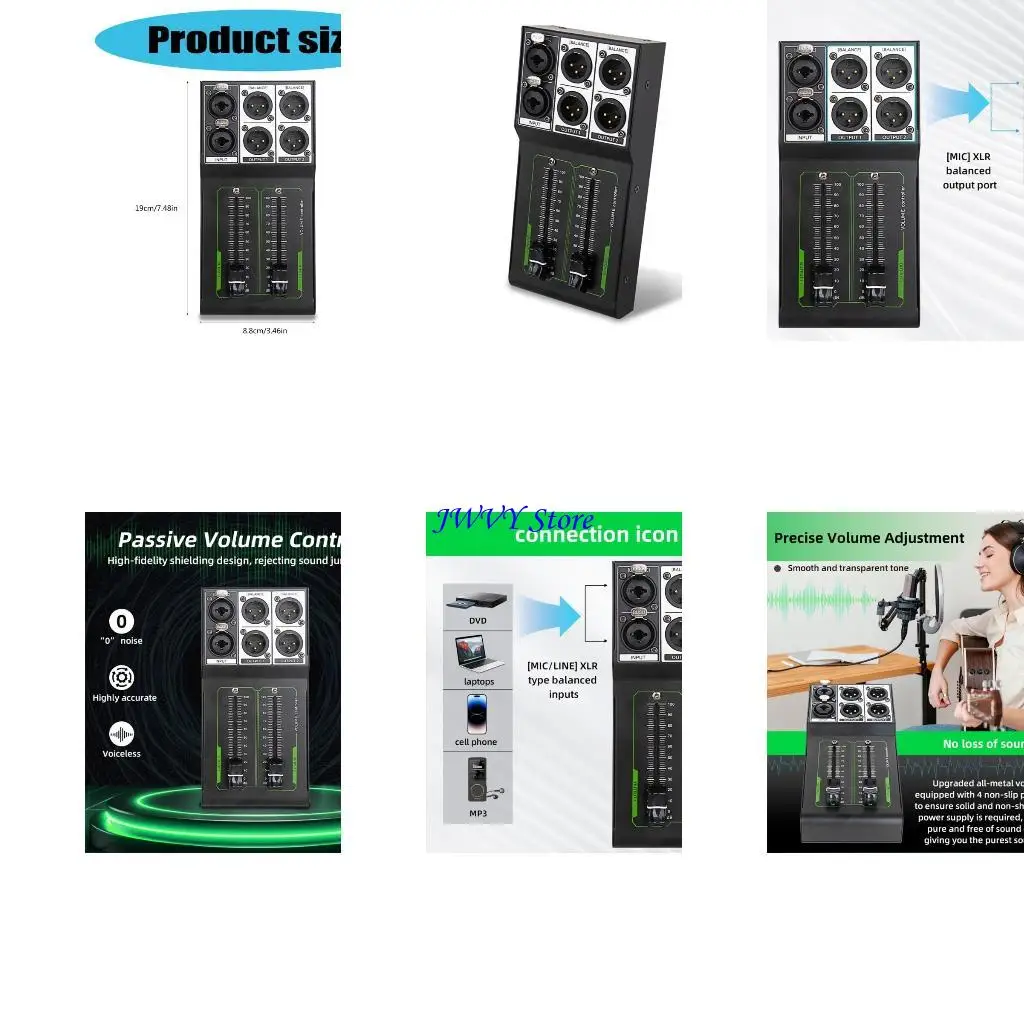 

573a Прощевая в использовании регулятор объемов контроллера объемов для прозрачного звукового сигнала при записи звукозаписи