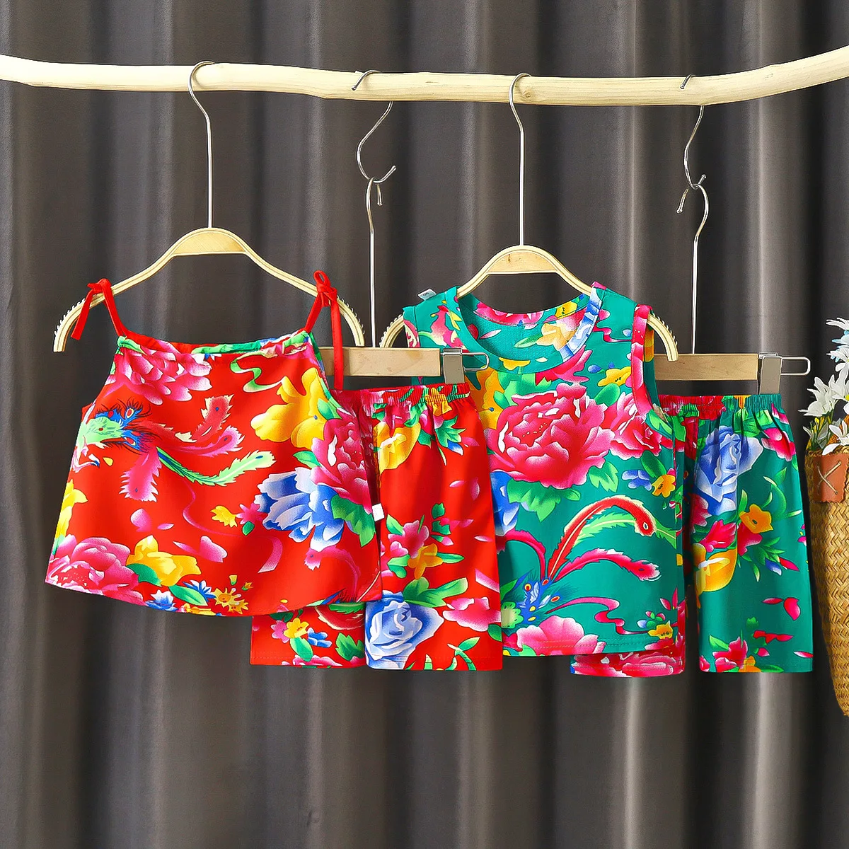 

Kids Beach Clothes Set Toddler Baby Boys Summer Cotton Floral Short Sleeve Shirt + Shorts Suits 2pcs Children Hawaiian Outfit