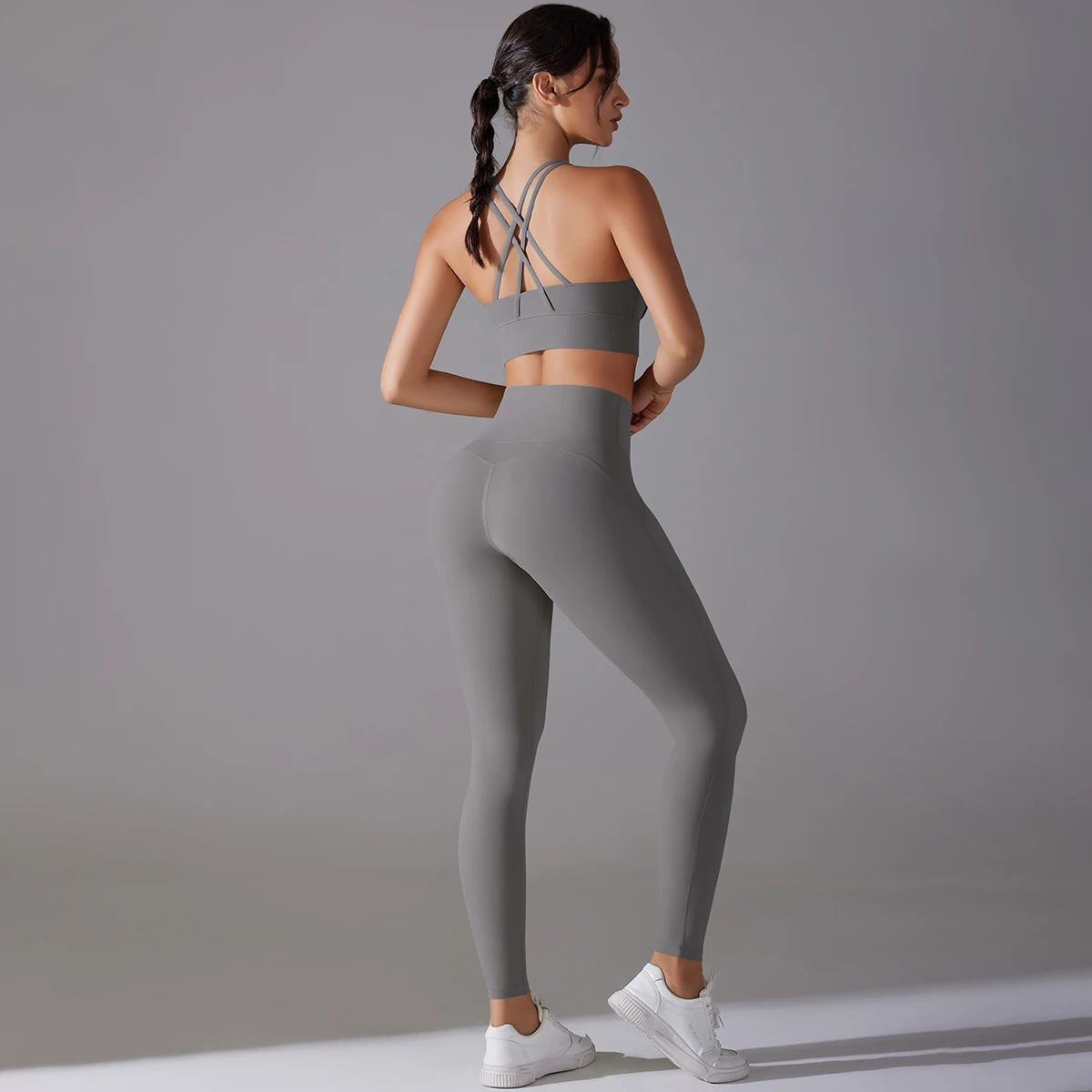 Yoga Suit for Women Sexy  Bra Leggings Set Hip Lifting Sports Fitness Bras and Leggings Tank Top Breathable Set Yoga Sportswear