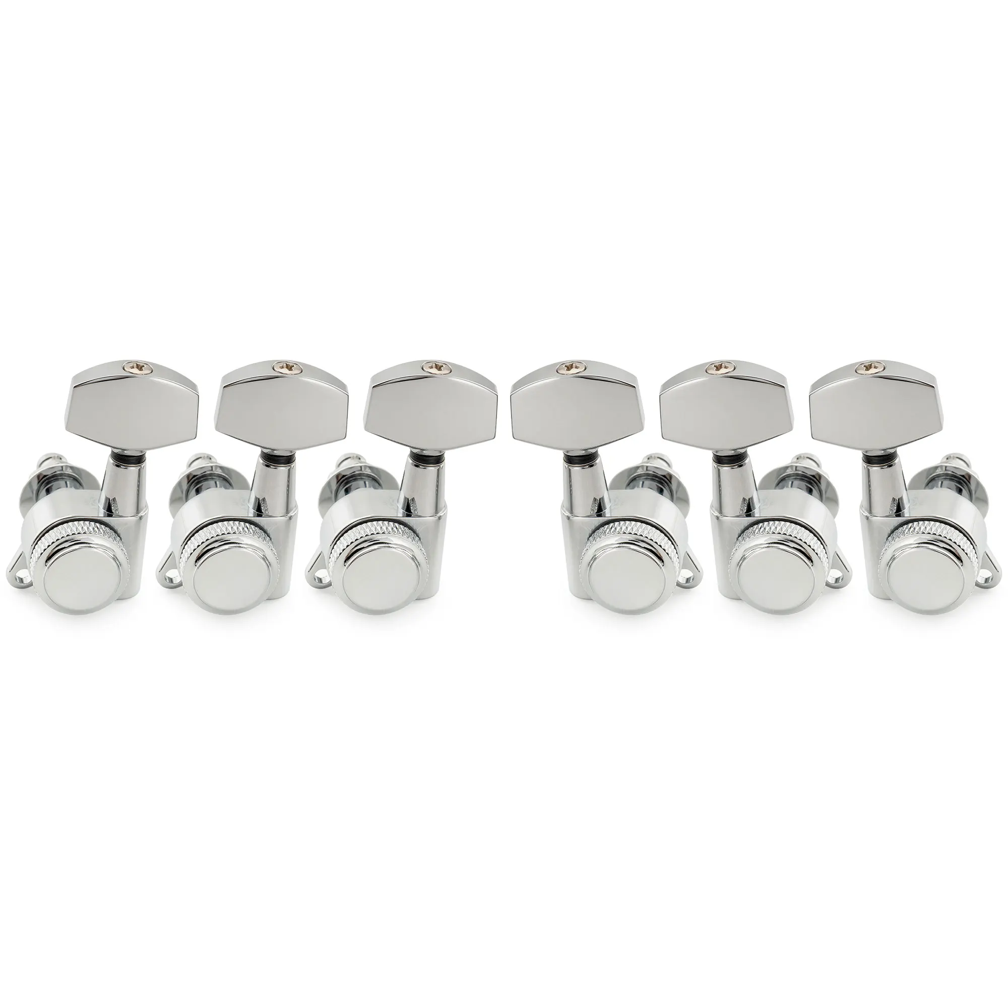 

Musiclily Pro R18K 3R3L 18:1 Ratio Full Sealed Locking Machine Heads Tuners Tuning Pegs Keys for Acoustic Electric Guitar