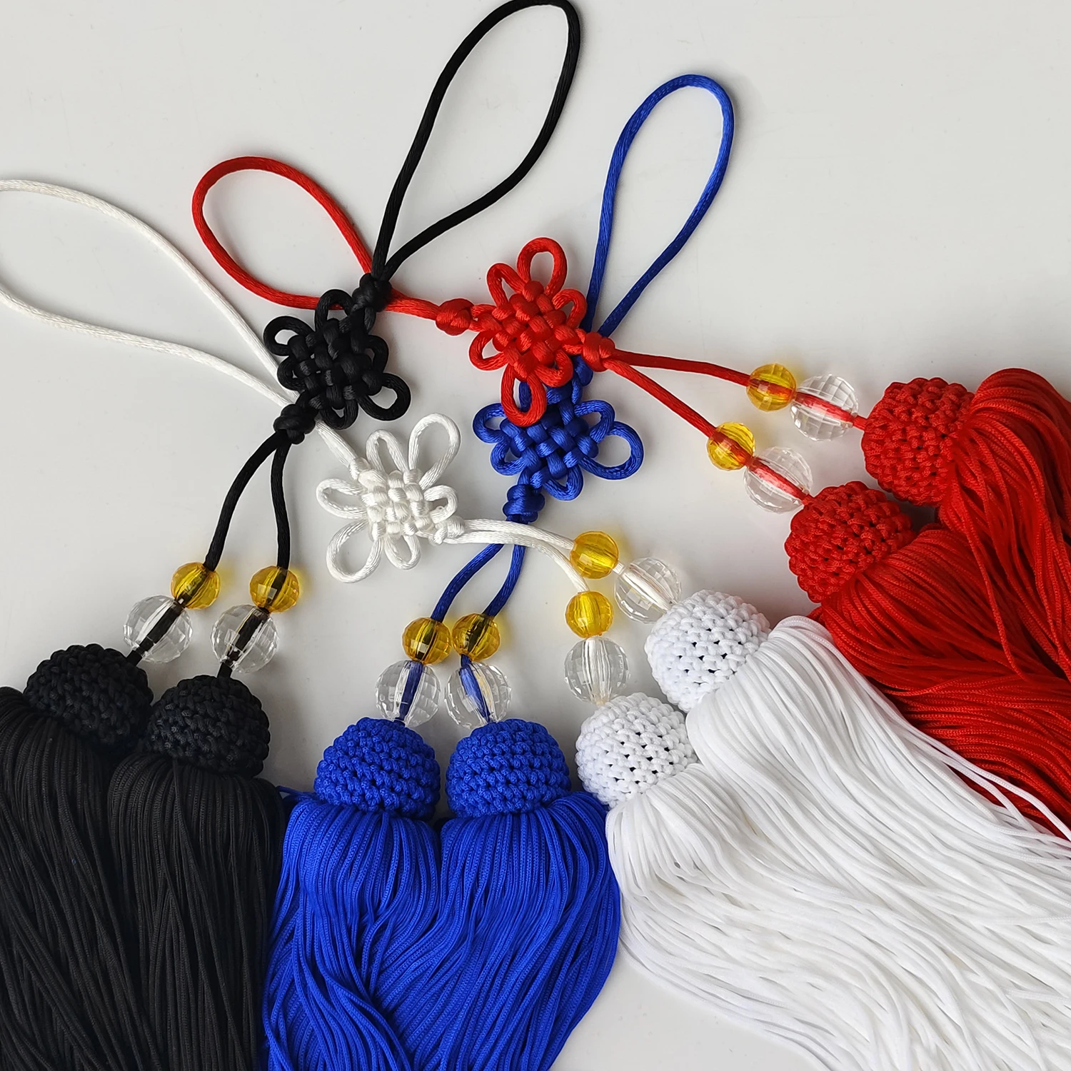 Tai Chi Sword Accessories Sword Tassel 36cm Martial Arts Taiji Sword Tassel Kung Fu Wushu Chinese Knot Chinese Traditional Short