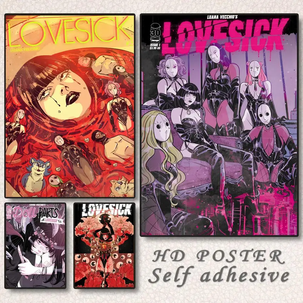 

Art Luana Vecchio L-Lovesic Poster Room Wall Art Decor Waterproof Stickers For Home Bar Bedroom Decoration