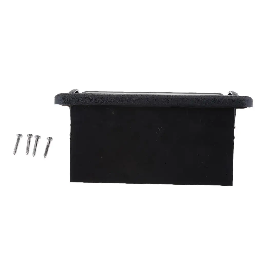 Water Resistant Marine Stereo Cover Flip Up Shield Housing for Boat DIN CD Player Protection