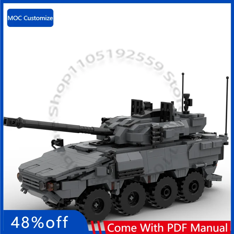 

Набор из 975 деталей серии War BOXER MGS MOC: Модульный конструктор для самостоятельной сборки, популярная простая технологичная развивающая игрушка, подарок на праздники