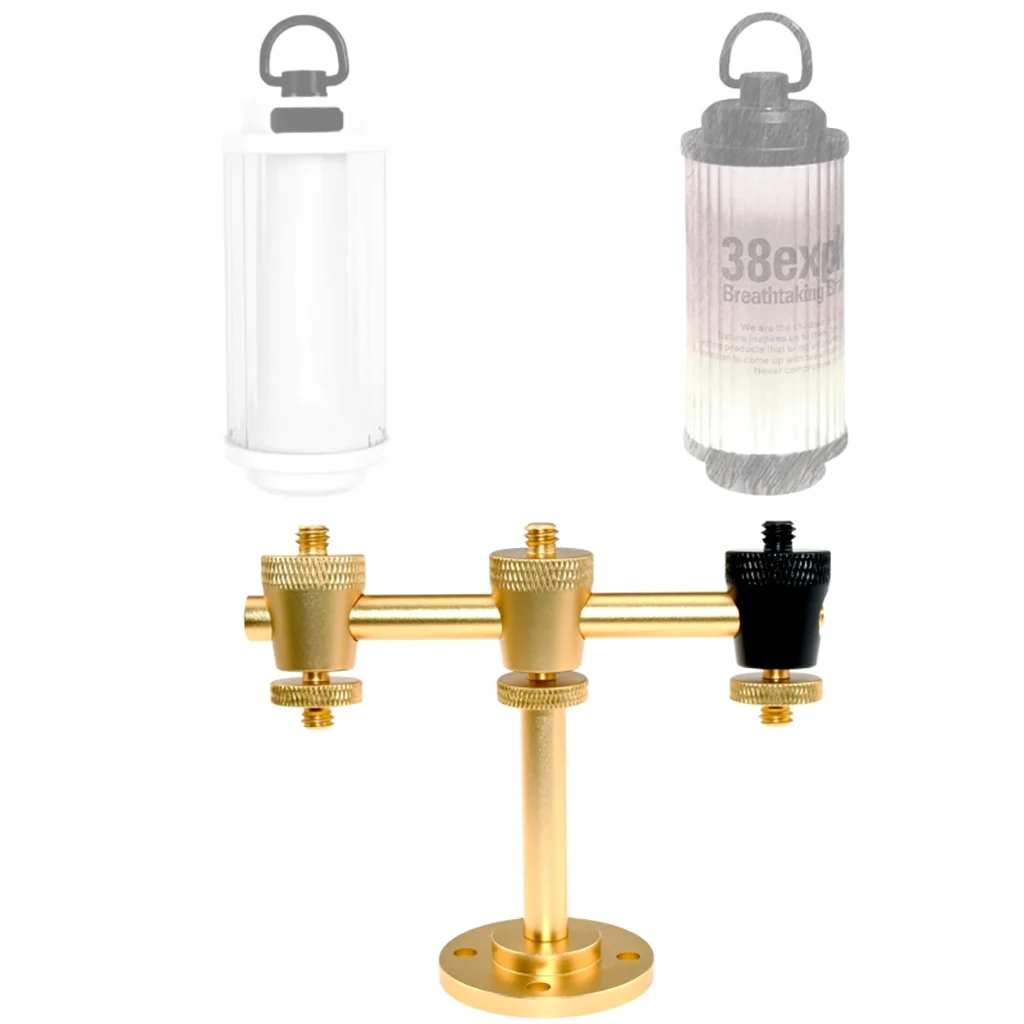 Aluminium legierung Camping Desktop Lichtst änder stabile Außen laterne Halterung Lampe Mast halterung DIY Kit mit d40mm/d70mm Sockel – Detail 6