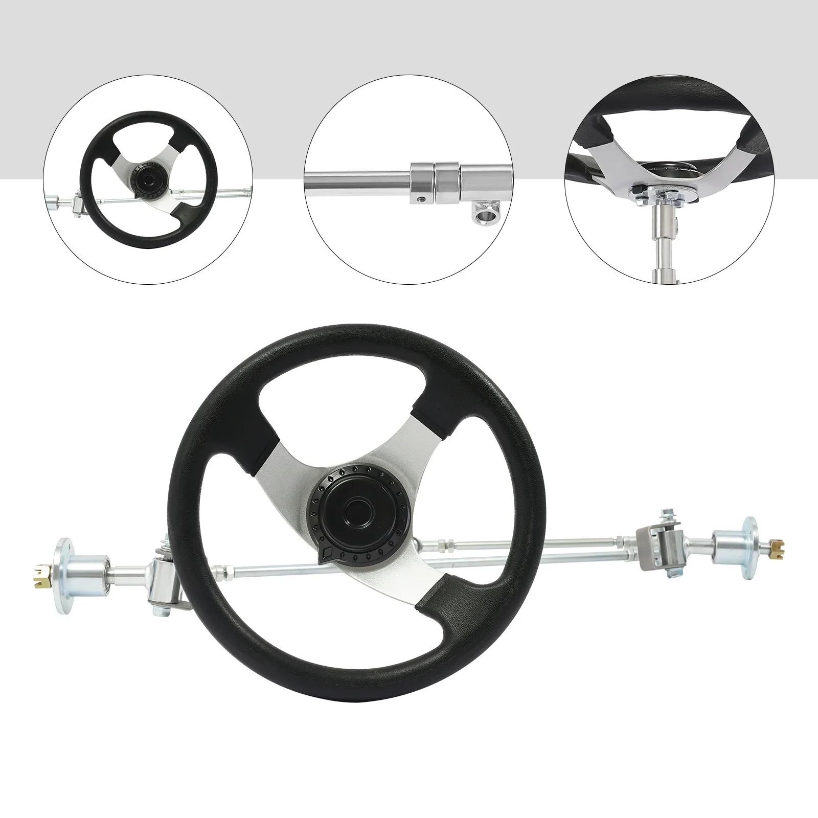 Kit Modifikasi Kemudi Depan, Perakitan Penggerak Roda Depan Setir, Kit Modifikasi Kemudi Depan untuk GO KART UTV ATV 168cc