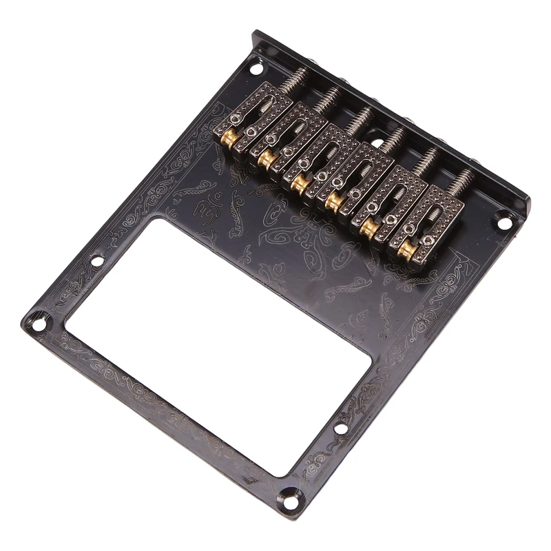 6 String Saddle Volume Control Bridge Replacement Accessories With Control Plate For Telecaster Electric Guitar Repair Part