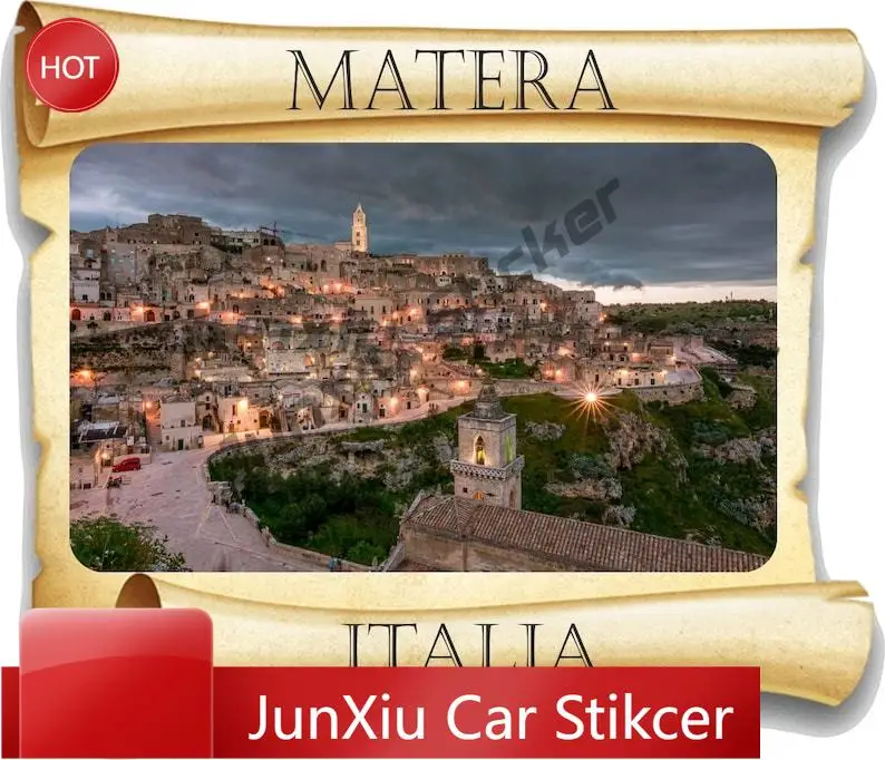 

Matera Italy Italia Papyrus Sticker Heavy Duty Car Sticker For Window Laptop Waterproof Decoration Auto Accessories Exterior