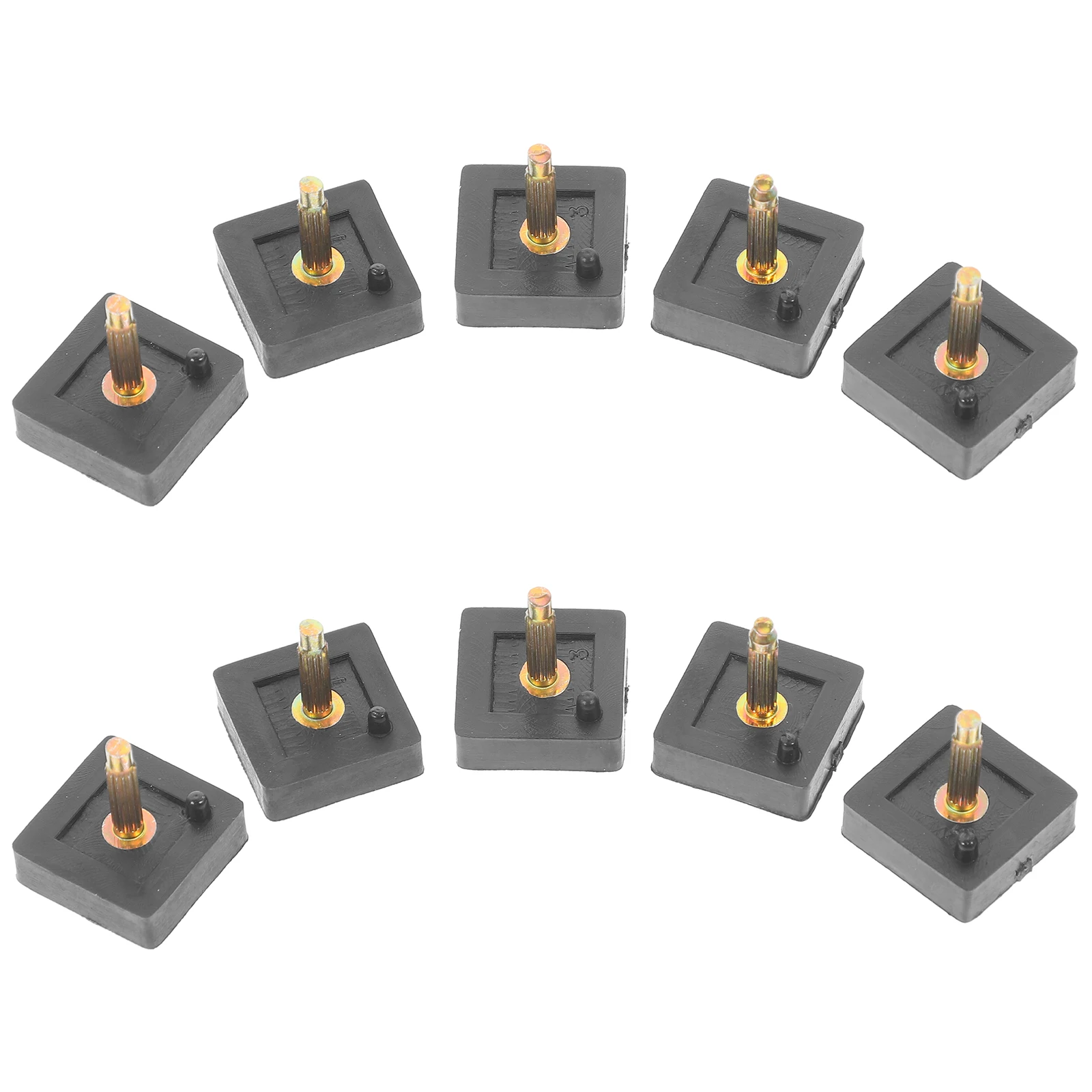 

5 Pairs Heel Replacement Tips 16mm 16mm High Durable Studs for High Heel Shoe Repair Caps Accessories Shoe