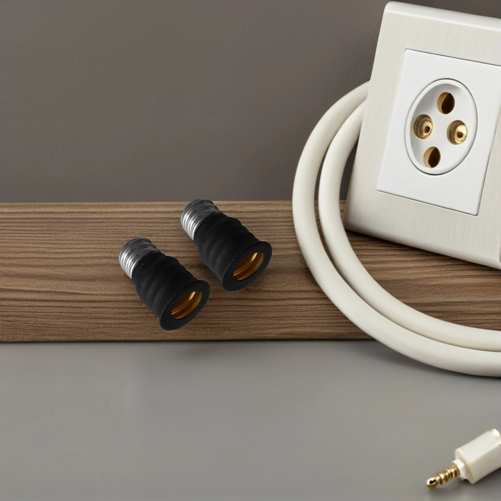 

5Pcs Lamp Socket Adapter E12-E14 Bulb Base Converter Safe Sturdy Pc Material Light Bulb Adapter for Home Lighting