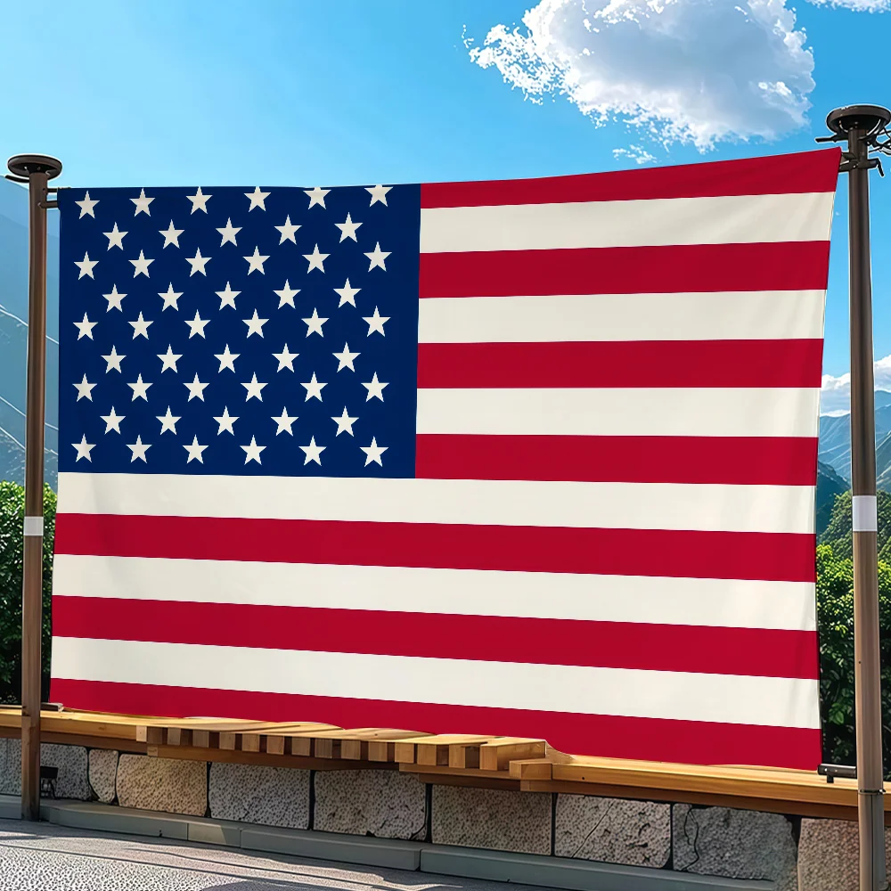 ธงโฆษณาสีสันสดใสของอเมริกา สำห - Outdoor Camping Usa บทวิจารณ์และราคา