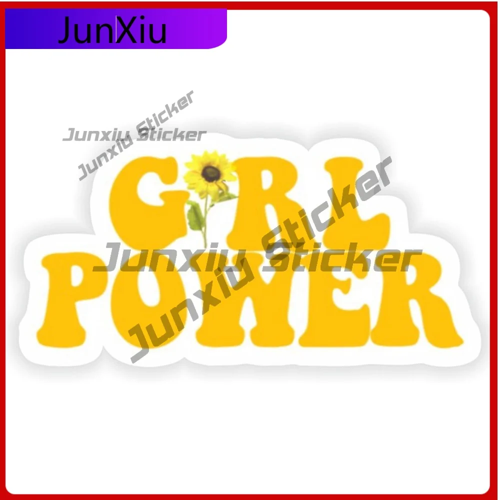 

Girl Power Vinyl Graphic Stickers Custom Vehicle Decals V125 Motorcycle Stickers Car Funny Decoration Accessories Women Custom