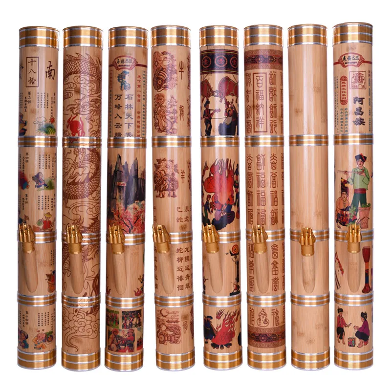 

High-Grade Yunnan Bamboo Water Pipe Large Broken Bamboo Smoking Set Specialty Natural Gold Bamboo Pipe Filter Hoyah