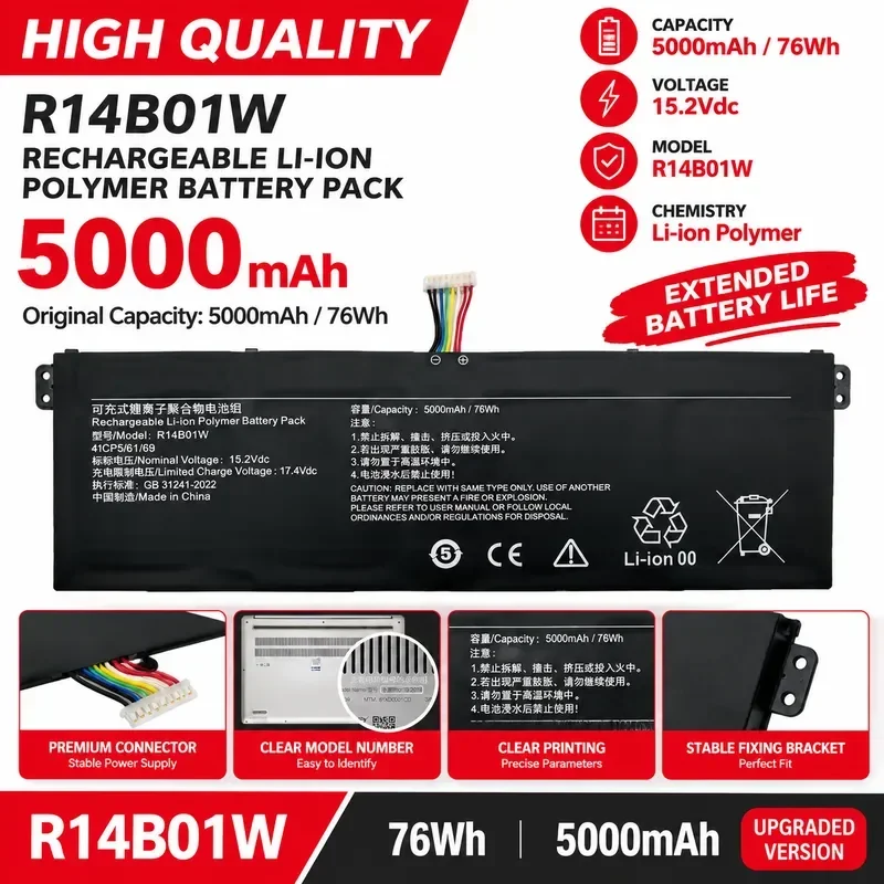 [NEW] R14B01W battery For Xiaomi Redmi XMA1901-AU/BB/DG/DA/DJ/YB/YN/AI/BG