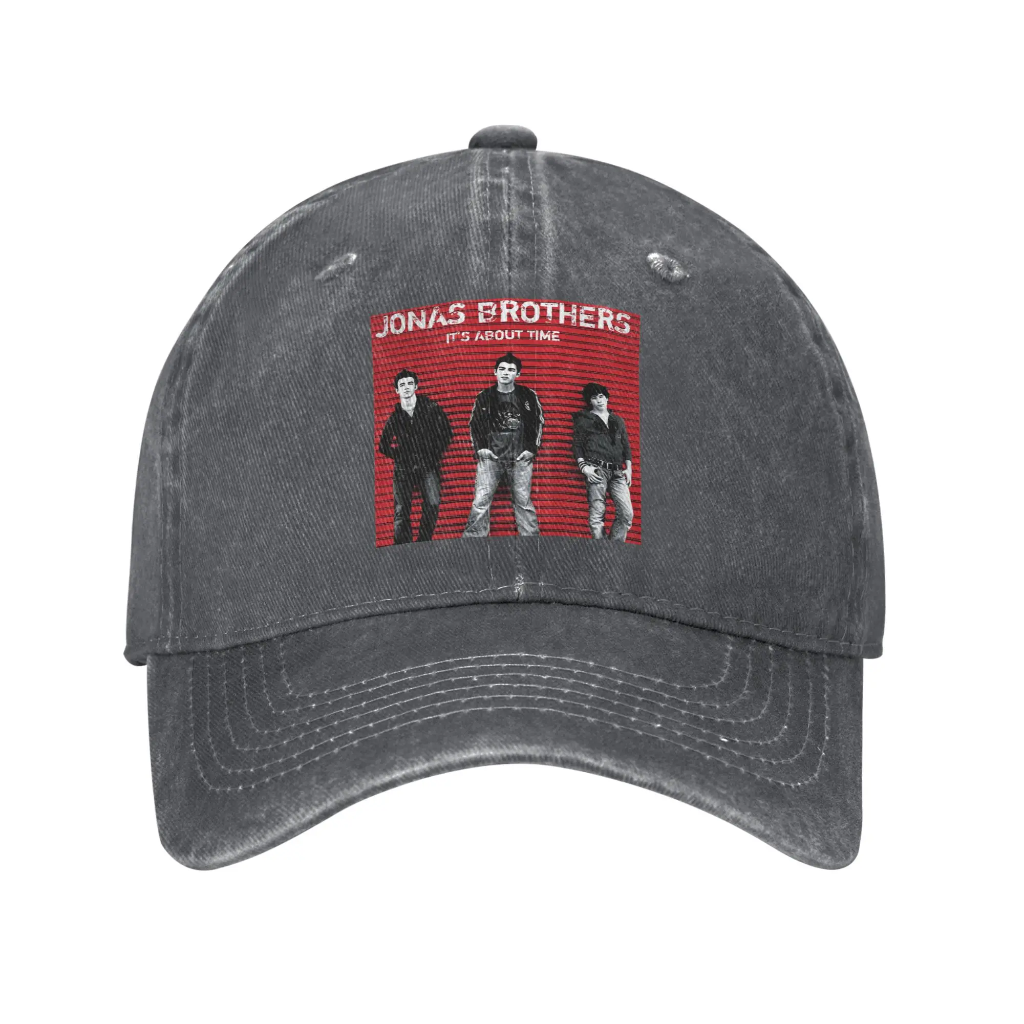 Vintage The Eras Tour 2023 Jonas Brothers JB The Album Washed Denim Cap Casual Baseball Caps Hat Summer Unisex Baseball Hats