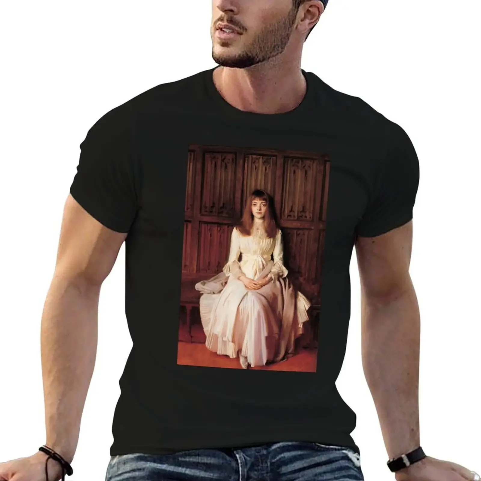 

John Singer Sargent - Miss Elsie Palmer T-Shirt graphic tee shirt graphic shirts mens tall t shirts