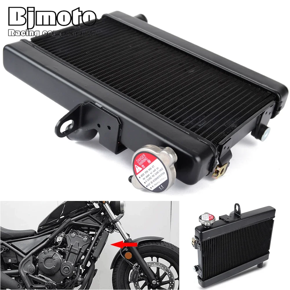 

Rebel CMX/CM 500 Motorcycle Engine Radiator Cooling Cooler For Honda Rebel CMX500 CM500 2017 2018 2019 2020 2021 2022