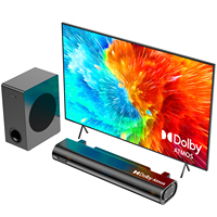 Hiwill A21 2.1 Channel Soundbar for TV with Dolby Atmos, 200W Peak Power TV Soundbar with Wired Subwoofer, Bluetooth 5.3 Speaker