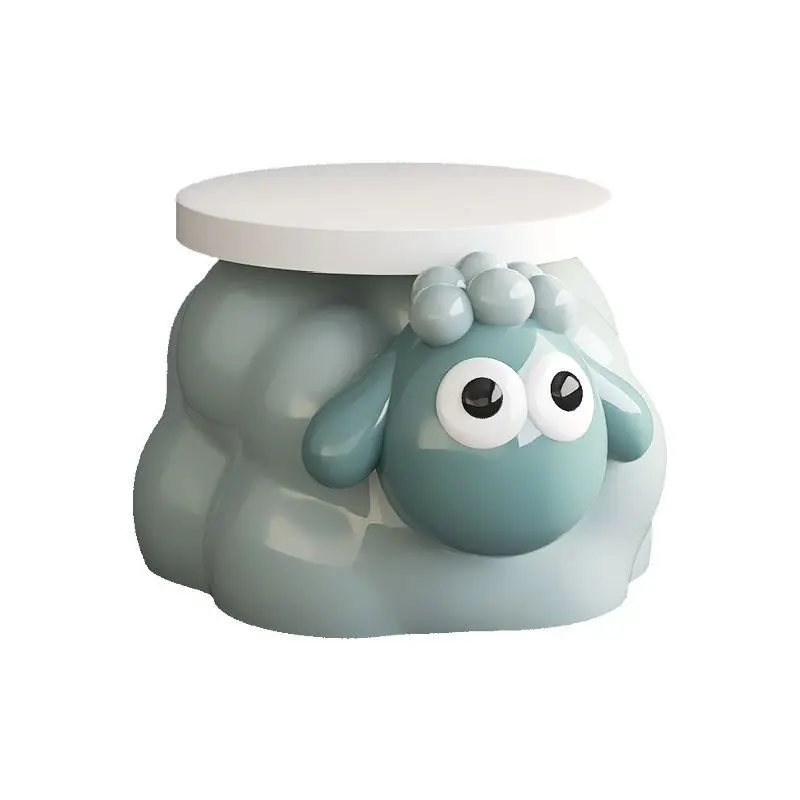 *Re Cream Style Lamb Floor Ornament Living Room Sofa Side Entrance Bedside Home Decor Housewarming Gift~