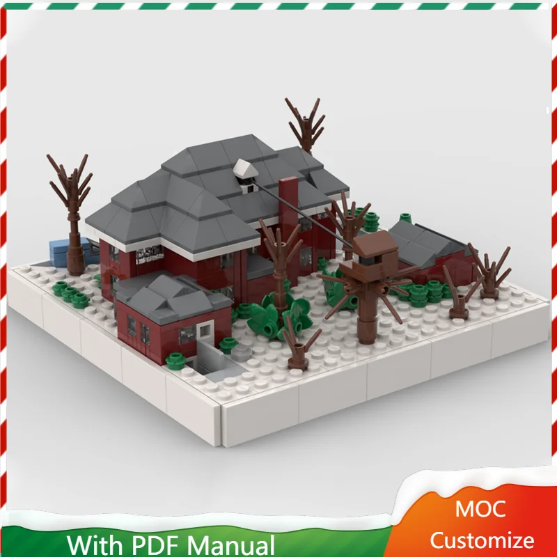 

645 PCS Hot Selling Medieval Luxury Villa Scene Building Block Customize Diy Education Assembly Kids Toys Birthday Surprise Gift