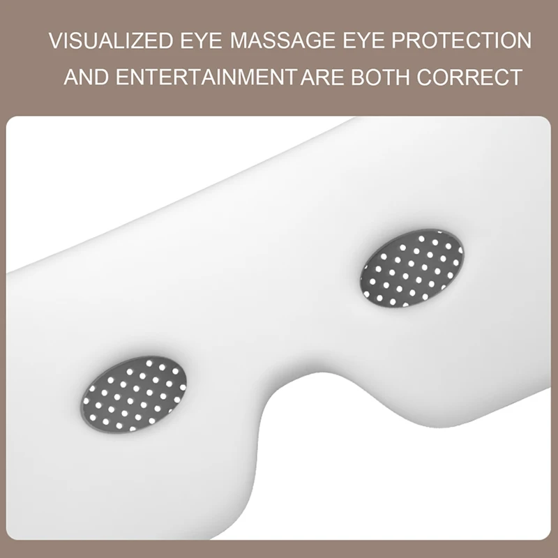 2023 High quality eye care high frequency beauty led Bluetooth electric heat smart eye massager with heat compression