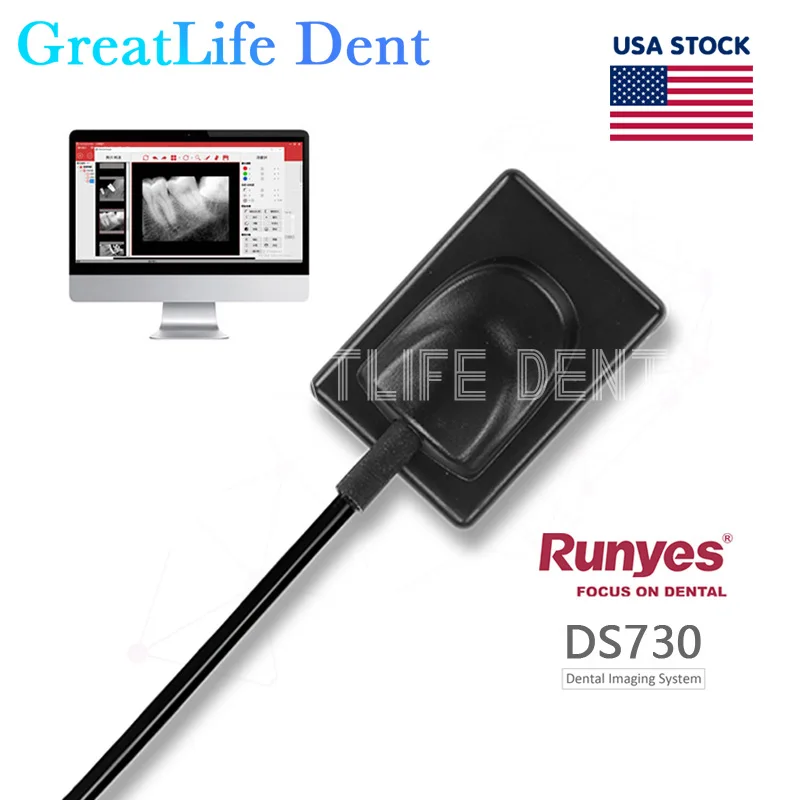 USA Mexico RU EU In Stock GreatLife Waterproof R1 R2 Nanopix Rvg Intraoral Imaging System Digital Dental Sensor X-Ray Rvg Image