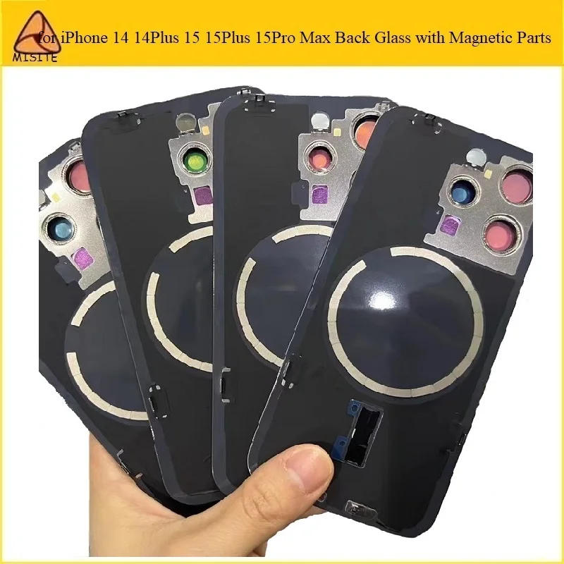 

10PCS OEM Back Housing Glass Cover for iPhone 15 15Plus 15Pro Max With Camera Lens Battery Glass Rear Door Chassis Frame Metal