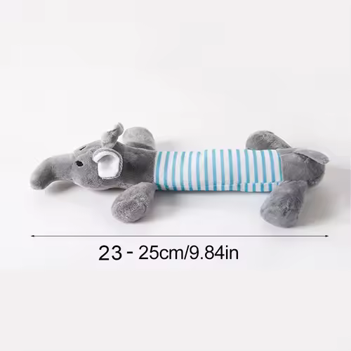 Funny Simulated Animal No Stuffing Dog Toy with Squeakers Durable Stuffingless Plush Squeaky Dog Chew Toy Crinkle Pet Squeak Toy - Image 20
