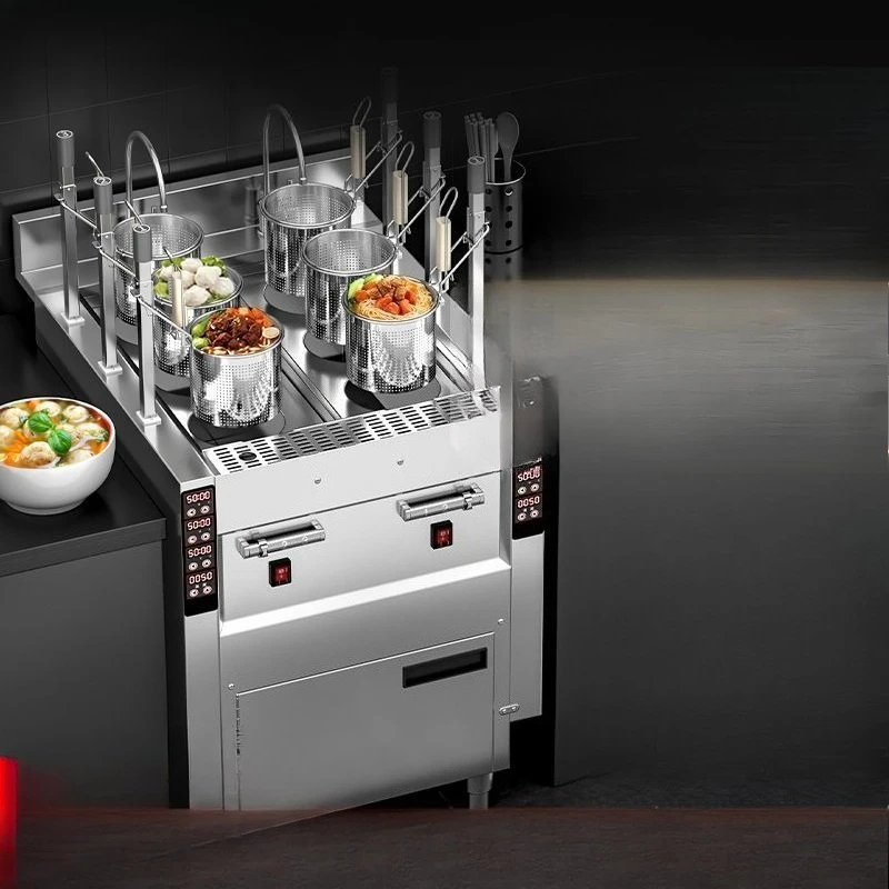 

Commercial automatic noodle cooking machine Lifting noodle cooking stove Noodle cooking machine