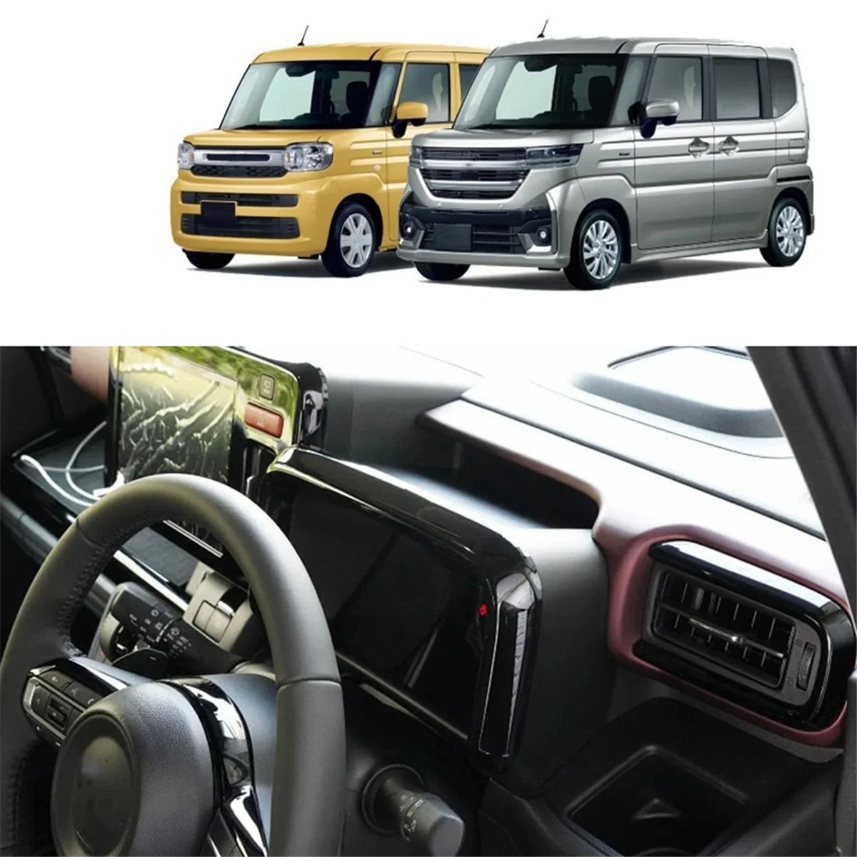 

Highly Recommended.Center Console Dashboard Frame Cover Trim for Suzuki