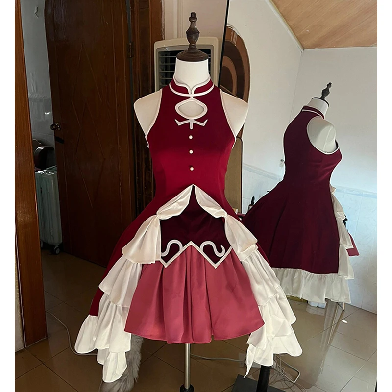 

Sakura Kyouko Cosplay Costumes Anime Puella Magi Madoka Magica Dress Role Play Uniform Female Halloween Carnival Party Outfit