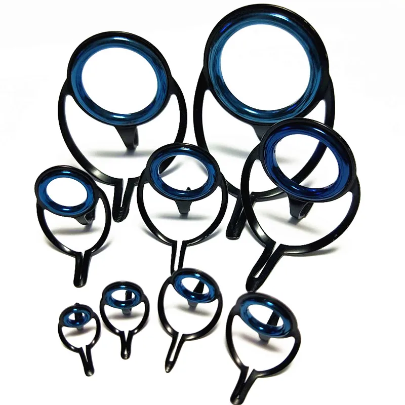 Fishing Rod Guide High Quality Stripping  guides 2 legs guides fishing rod parts repair guide NooNRoo