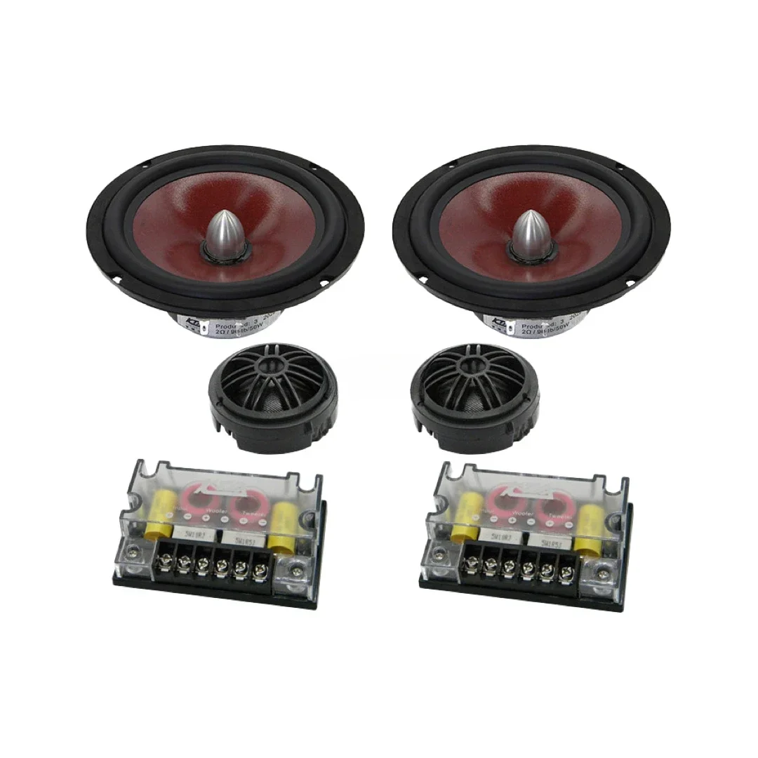 

Sound Quality Car Stereo Speaker way Components inch woofer RMS Midrange Bass Tweeter Fullrange way Car Speaker