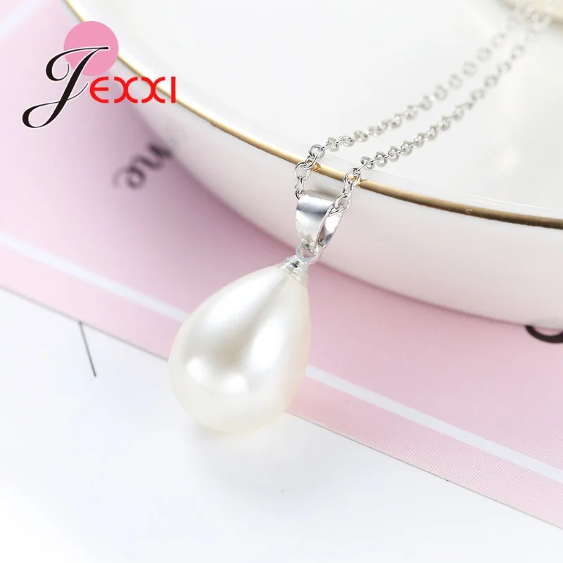 Ensembles de boucles d'oreilles en argent regardé 925 pour femmes et filles, colliers de la présidence, bijoux de mariage, dernières dimensions, mode