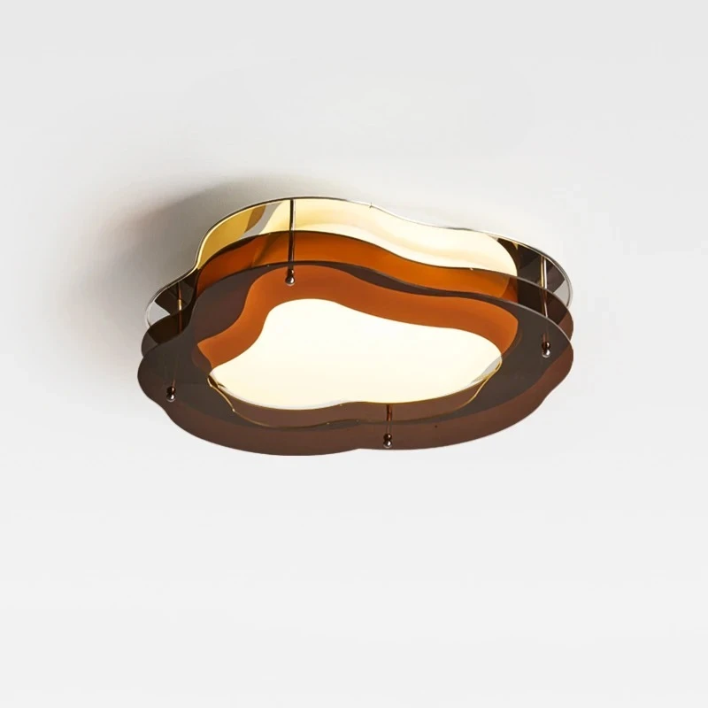 

Modern Stainless Steel LED Ceiling Light Three Layers Acrylic Lampshade Nordic Bedroom Restaurant Study Living Room Hanging Lamp