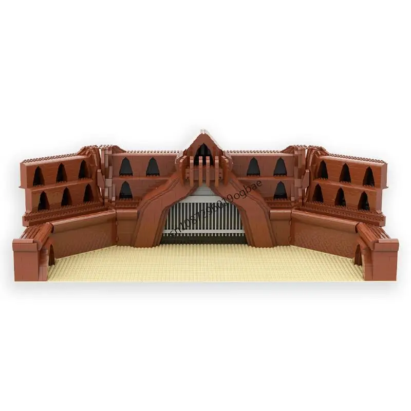 New 2938Pcs Famous Star Battle Movie Moc Geonosi Arena Model Custom Puzzle Diy Creative Ideas Kids Toys Birthday Gifts