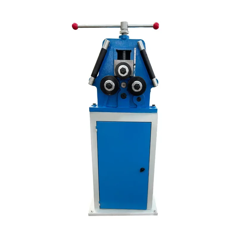 Metal rounding machine RBM10 rounding machine manual three-roll bending all-steel structure hand crank