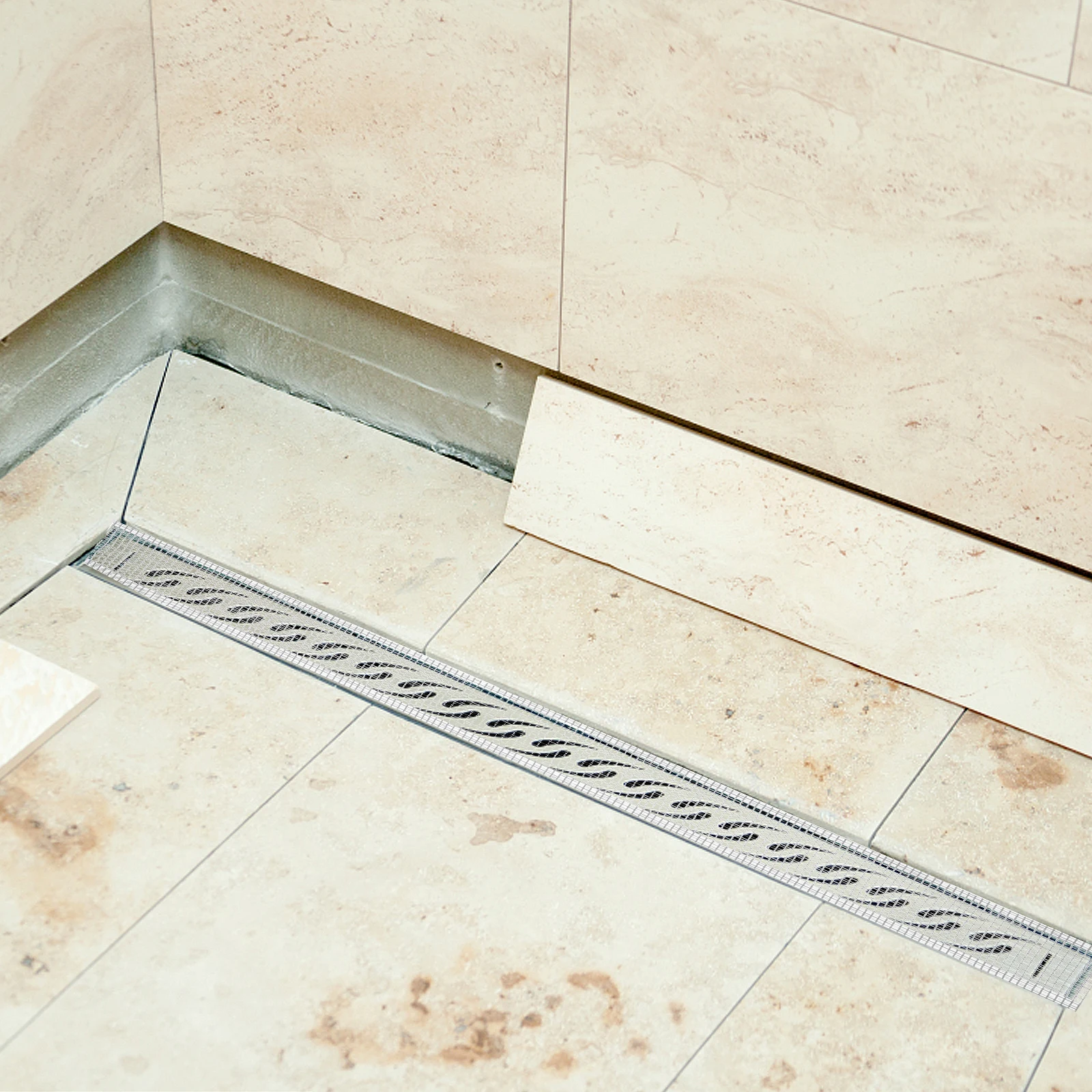 

1 Roll Bathroom Floor Drain Sticker Hair Filter Shower Drain Strainer Anti-Blocking Convenient Sink Strainer Sticker