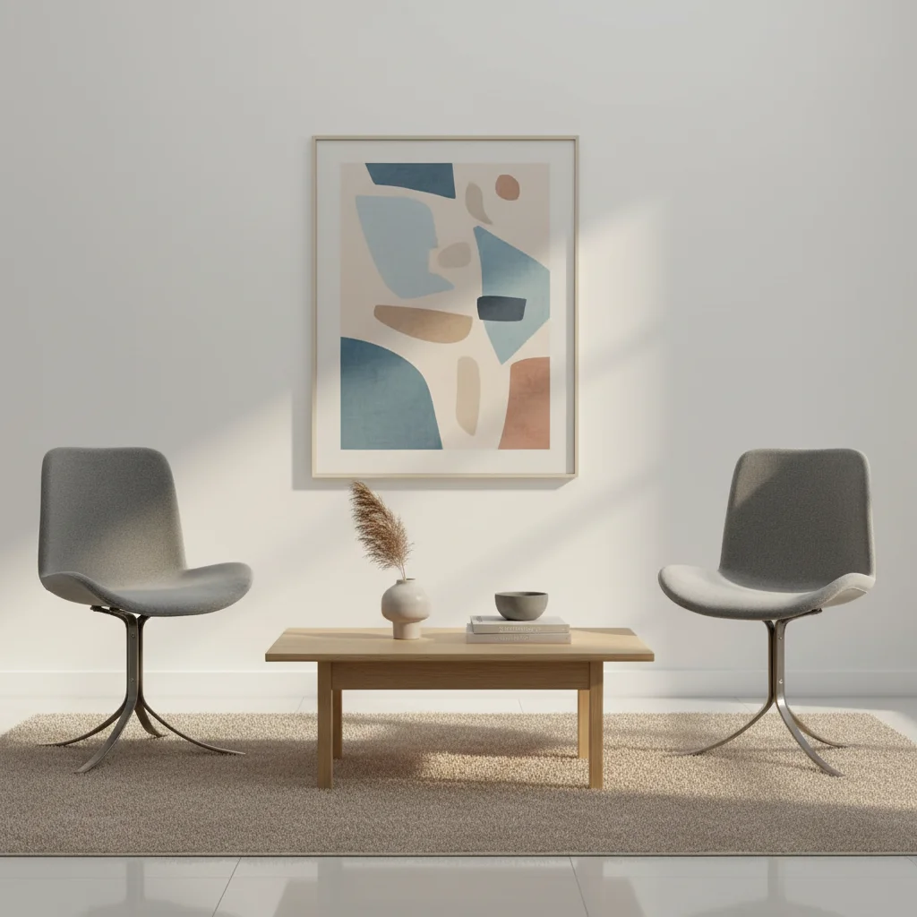 

Nordic modern dining chair, fabric seat, stainless steel base, wood MDF panel, suitable for home office or hotel use