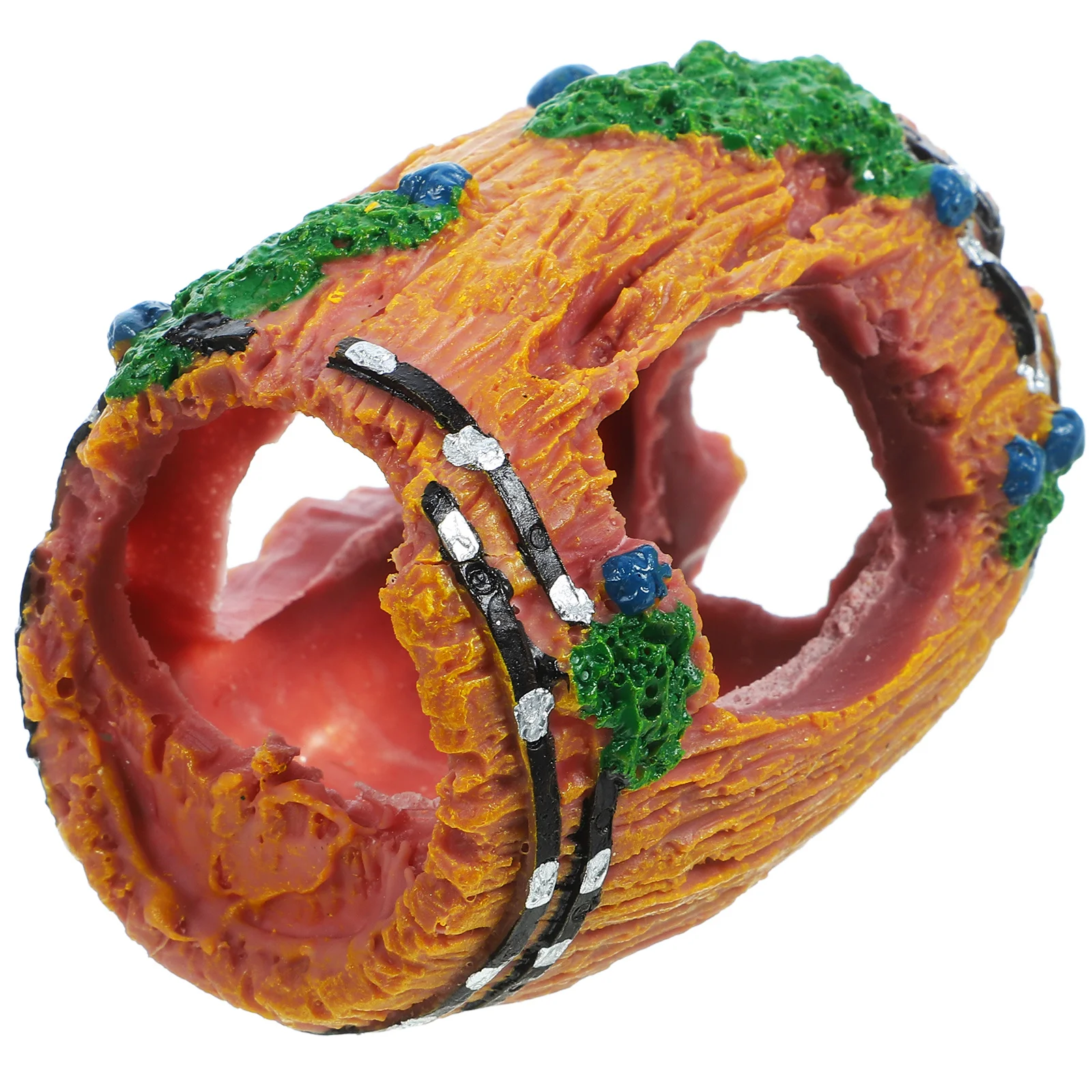 

Little Aquarium Decor Style Artificial Fish Tank Ornament Enhance Fish Hiding Place Safe Non-Toxic