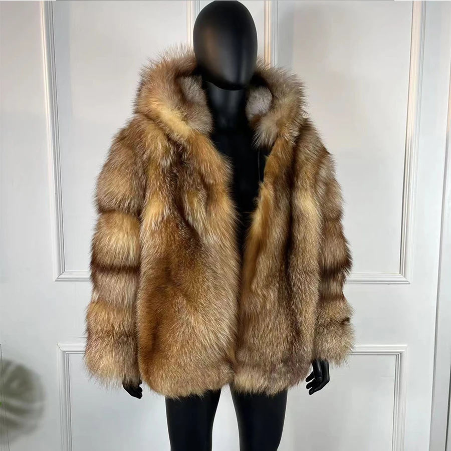 

Best Sellers Men Fox Fur Coat Fur Coat Men Natural Fox Fur Winter Jacket