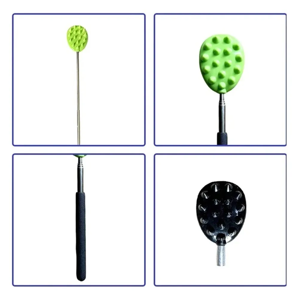 New Cactus Back Scratcher Adjustable Handheld Back Massager Long Lasting Double Head Extendable Back Cracker Body Relaxation