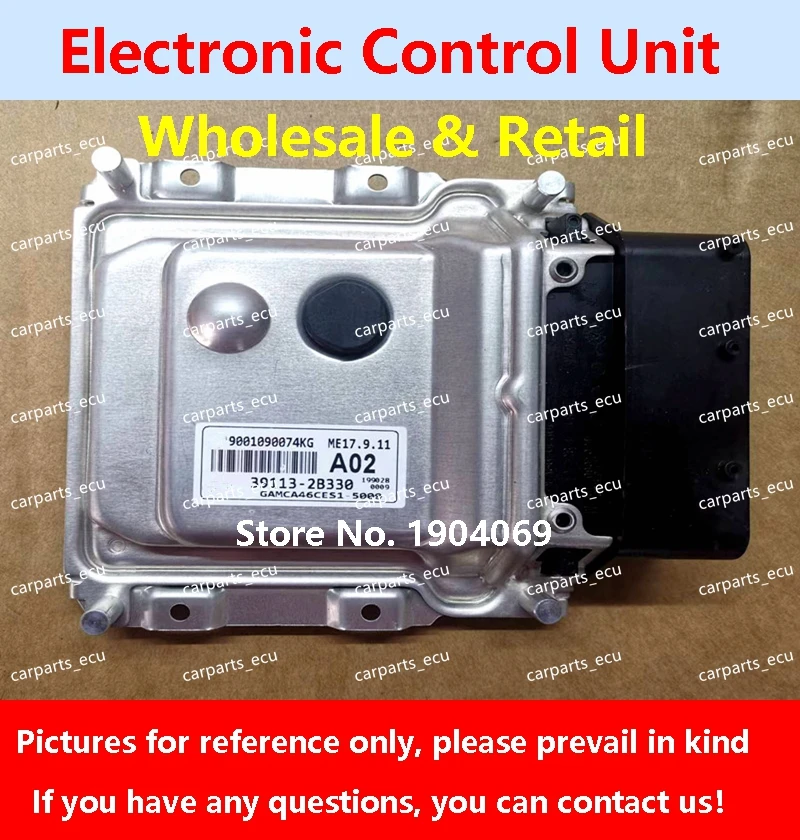 

39113-2B540/39114-2B430 B563 For Hyundai Landau Rena Rio KIA Car Engine Computer Board/ECU/ME17.9.11 39113-2B330 A02/39113-2B550