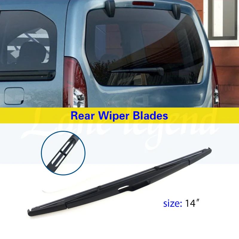 Wiper Front Rear Wiper Blades Set For Citroen Berlingo B9 2008-2017 2009 2010 2011 2012 2013 Windshield Windscreen 26\