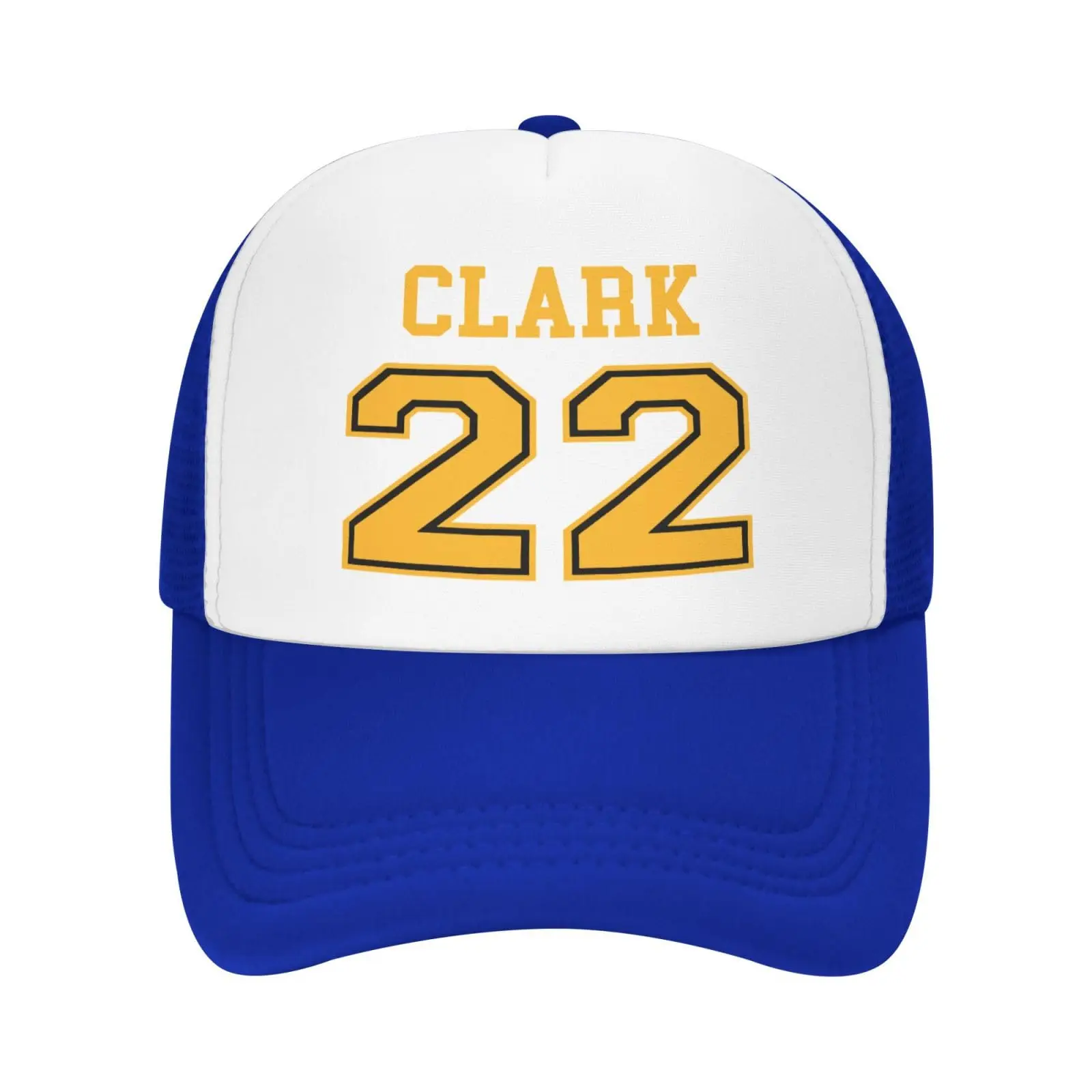 Clark-Basketball Fans 22 Baseball Cap Mesh Trucker Hat Dad Hat Blue Casquette