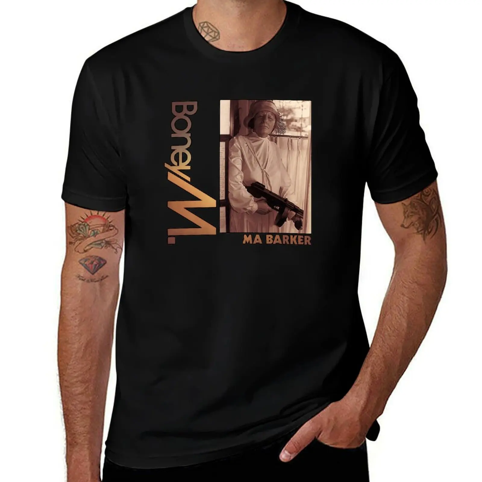 

BONEY M - MA BAKER T-Shirt t shirts for man cotton man tshirt T-Shirt