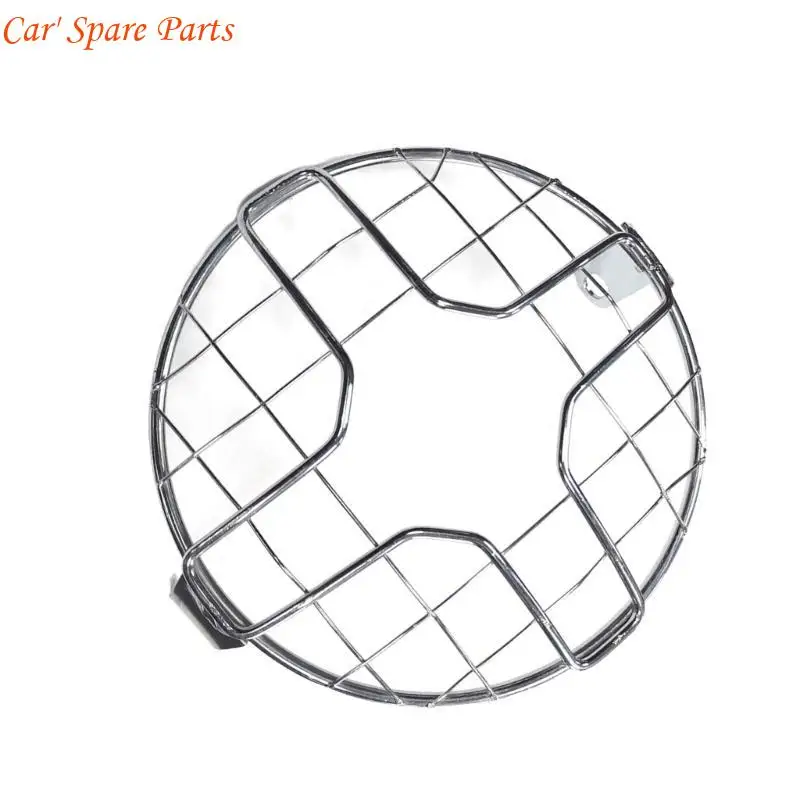 

Y4UA Shockproof Motorcycle Headlight Protector Metal Cover Quick Easy Installation Suitable For CG125 Rough Terrain Commuting