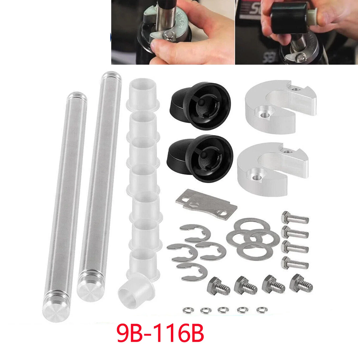 9B-116B Trim Cylinder Pin Cap Bushing Hardware Kit for SEI Marine 9B-116 Mercruiser Alpha One Gen II Trim Cylinder Hardware Kit